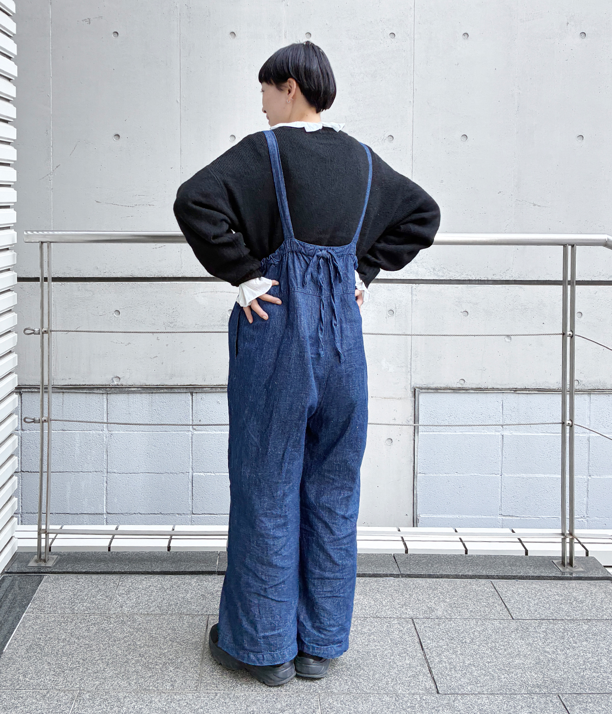 マイフェイバリットデニムサロペットの着用コーディネート｜レディース
