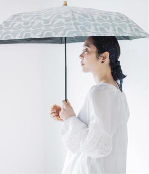 ルプリエ　UVカット竹の折りたたみ傘　バード