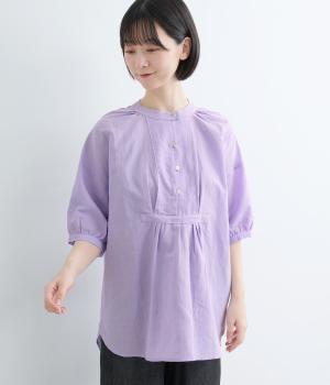 5分袖チュニック(ライラック-F)