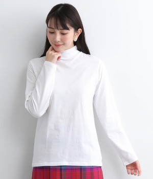 ハイネックベア天竺(オフホワイト-ONESIZE)