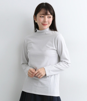 ハイネックベア天竺(グレー-ONESIZE)