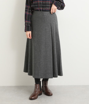 ウールミルドスカート(チャコール-ONESIZE)