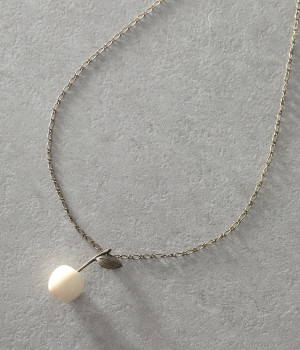 さくらんぼワントップネックレス(アイボリー-ONESIZE)