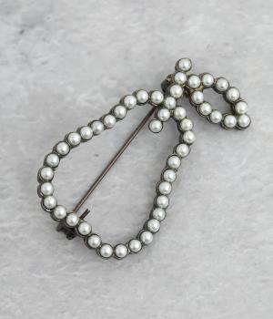 ラ・フランスシルエットブローチ(キスカ-ONESIZE)