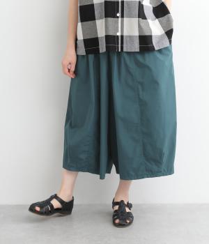 ワイドサルエルパンツ(グリーン-38)