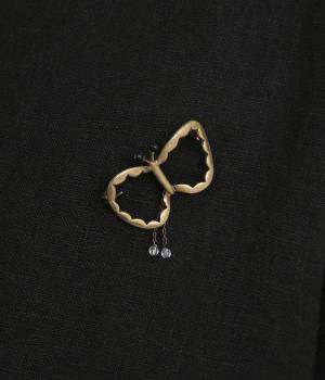 ちょうちょブローチ(ゴールド-F)