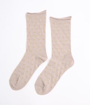 履き口くるっとドットソックス