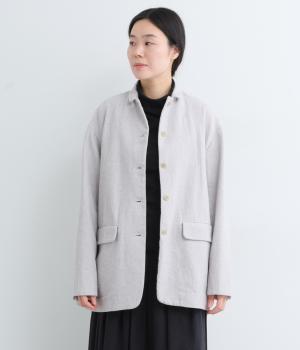 コットンリネンツイードジャケット