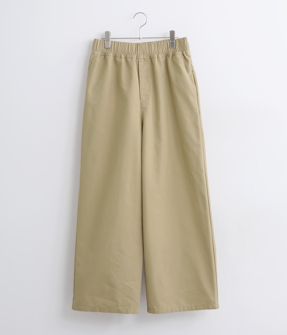 TCツイルストレートパンツ(ベージュ-M)