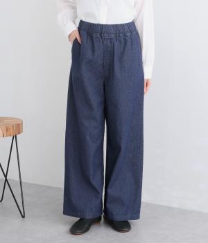 TCツイルストレートパンツ(インディゴ-M)