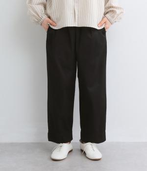 サイドポケットイージーパンツ(ブラック-38)