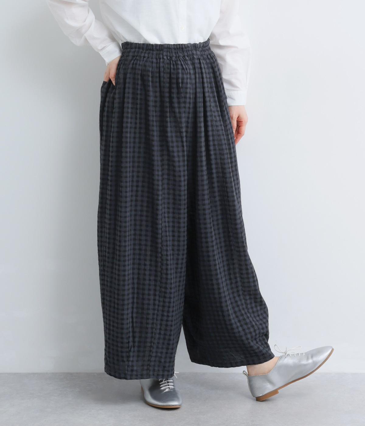 シャーリングワイドサルエルパンツ｜conges payes ADIEU TRISTESSE