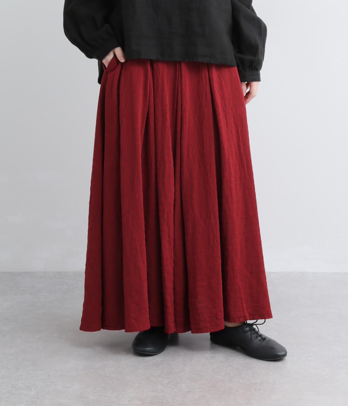 タックAラインスカート(アカシャンブレー-38)