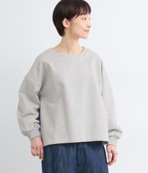 ハードコンパクト裏毛プルオーバー(トップグレー-F)