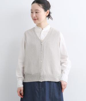 TSUMUGI和紙天竺ベスト