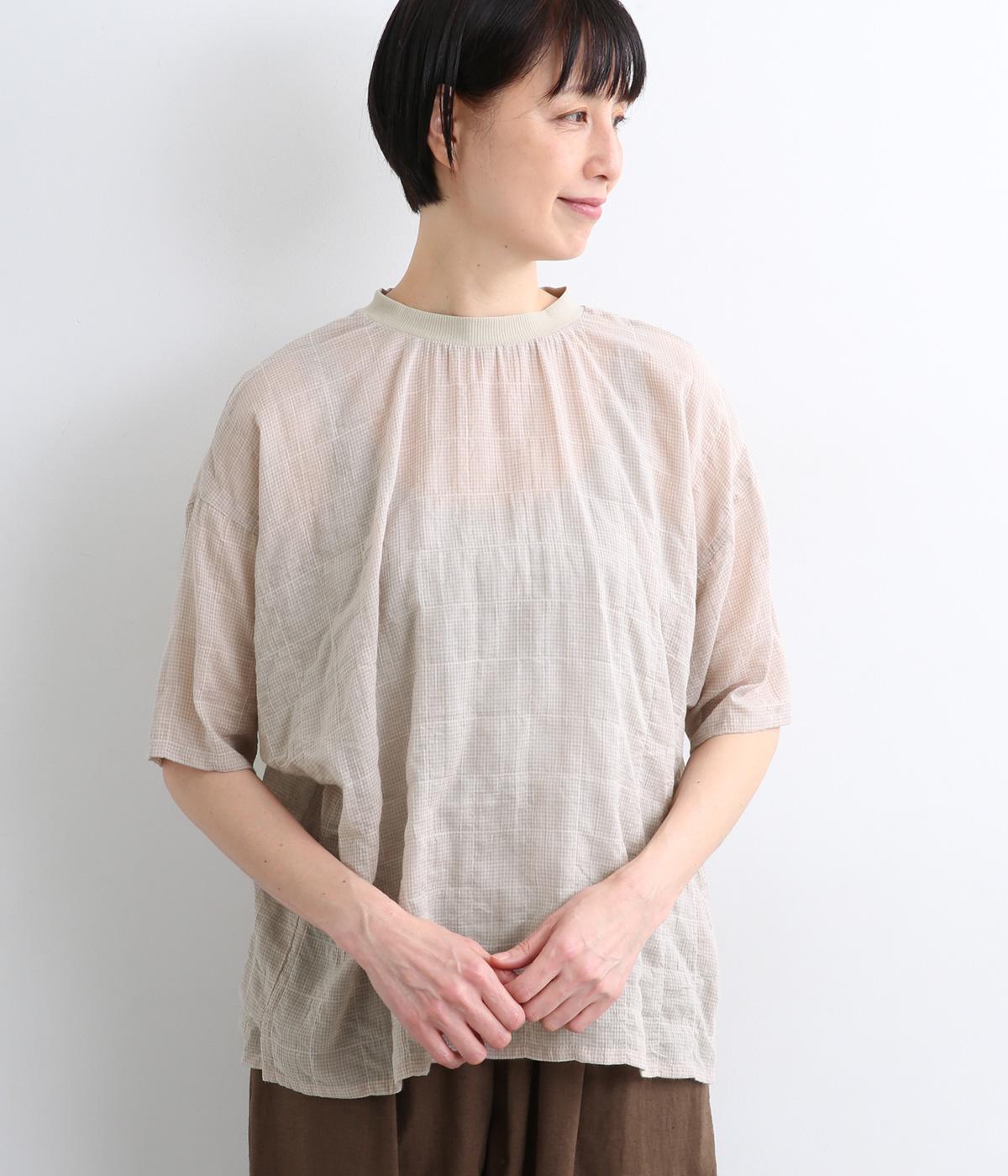 シャーリングTブラウス｜conges payes ADIEU TRISTESSE 