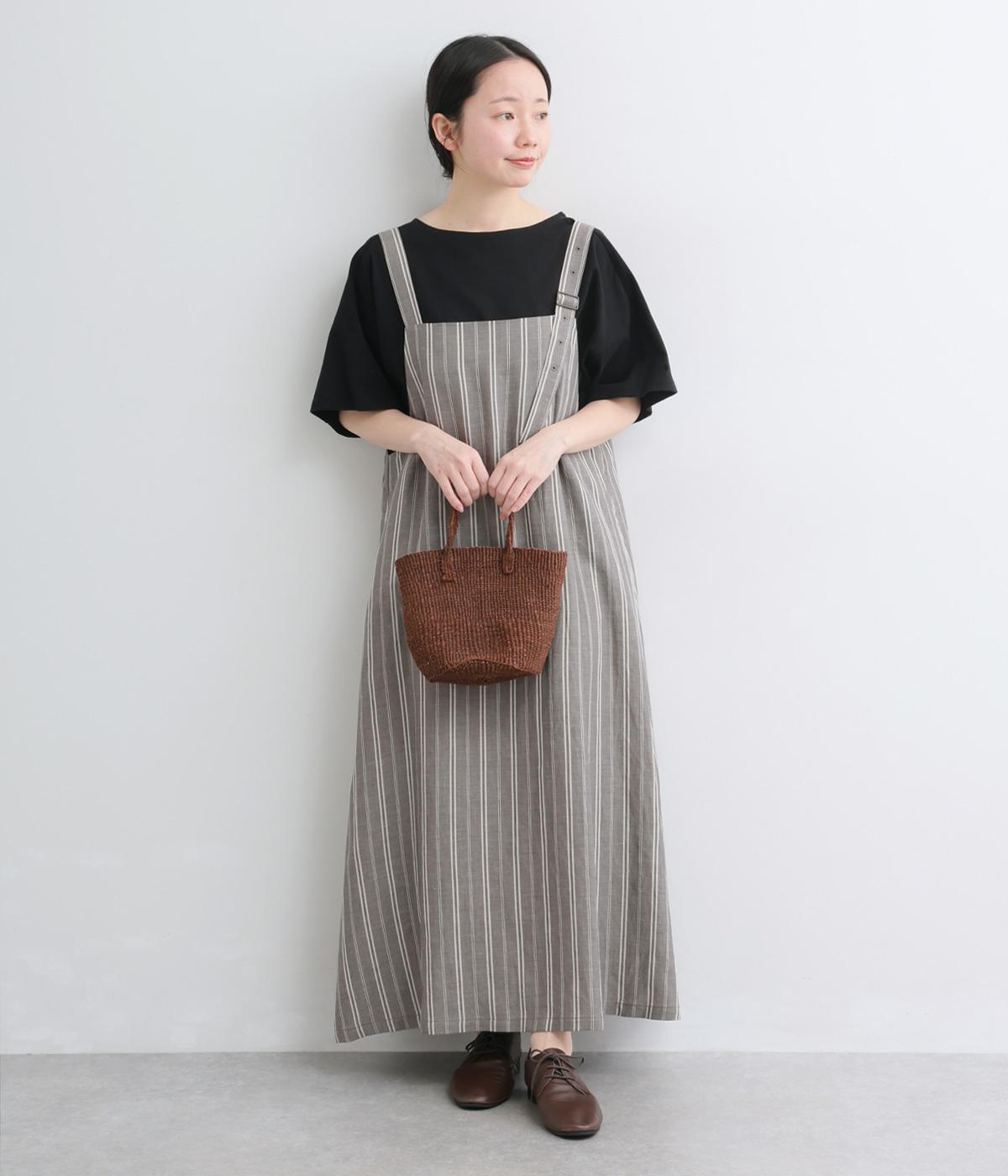 タックジャンパースカート(ストライプ-38)