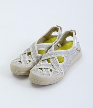 カジュアルスリッポンシューズ(シルバー-245)