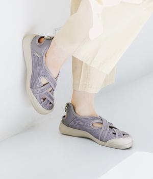 カジュアルスリッポンシューズ(ラベンダー-230)