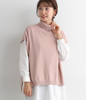 タートルフレンチベスト　インナーセット(ピンクベージュ-ONESIZE)