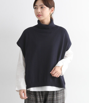 タートルフレンチベスト　インナーセット(ブラックネイビー-ONESIZE)