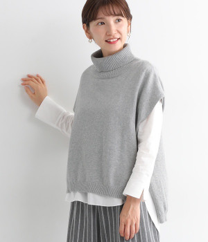 タートルフレンチベスト　インナーセット(トップグレー-ONESIZE)