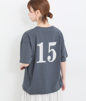 コットンミディウェイトスタンダードショートスリーブTシャツ〈15〉(ネイビー-ONESIZE)