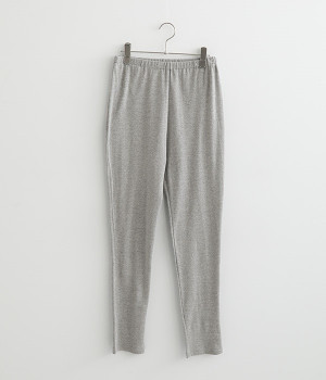 フライスレギンス(グレー杢-ONESIZE)