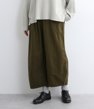 トリプルガーゼ　ピエロパンツ(カーキ-ONESIZE)