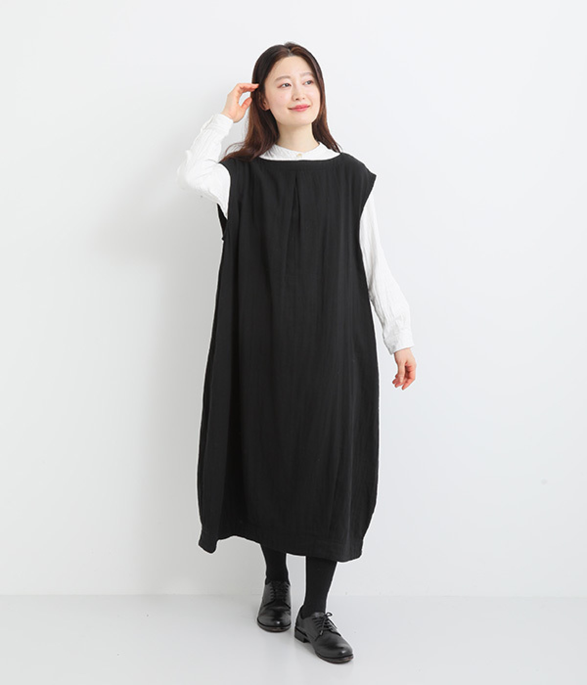 トリプルガーゼバルーンジャンパースカート｜kinako（キナコ）の商品詳細