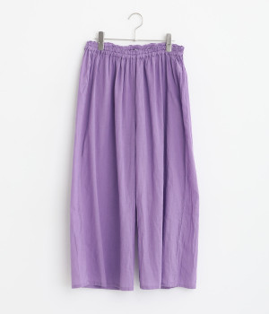 シングルガーゼペチパンツ(ラベンダー-ONESIZE)