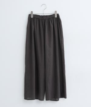シングルガーゼペチパンツ(墨黒-F)