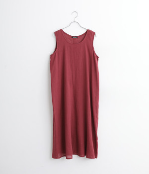 シングルガーゼペチワンピース(ワイン-ONESIZE)