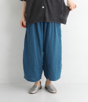 ダブルガーゼ　七分丈ピエロパンツ