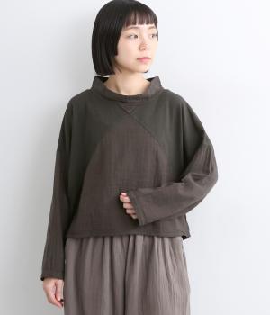 ダブルガーゼ×天竺ショートプルオーバー