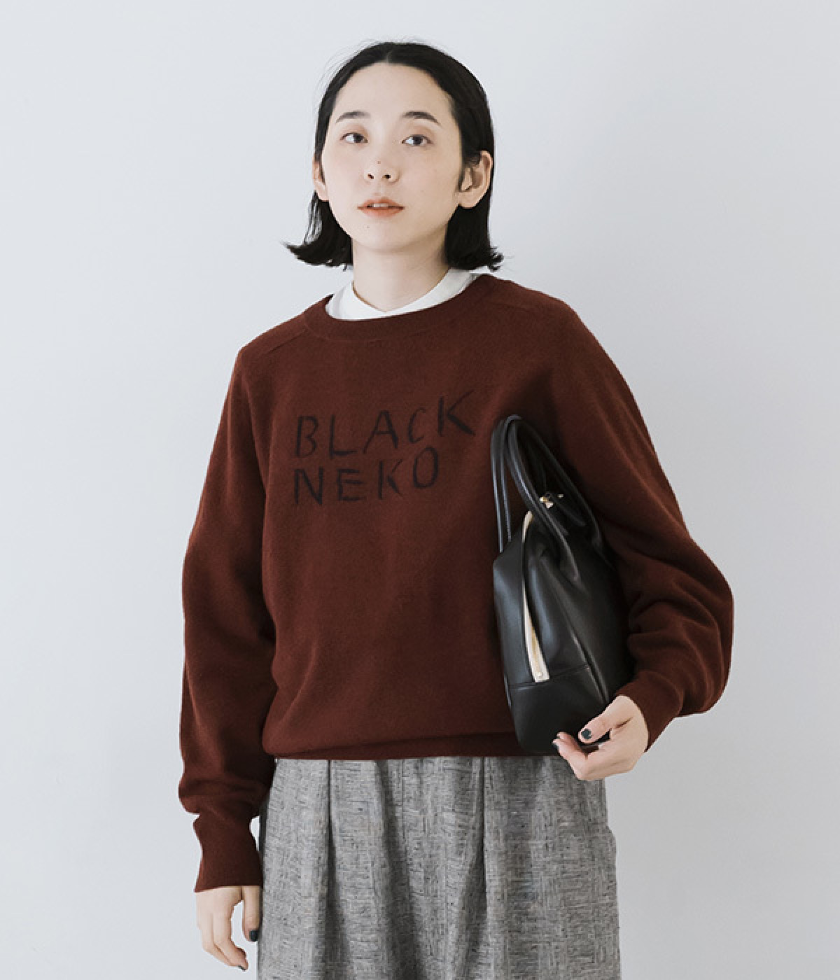 TORANEKO BONBONメリノウールニット(レッド系-ONESIZE)