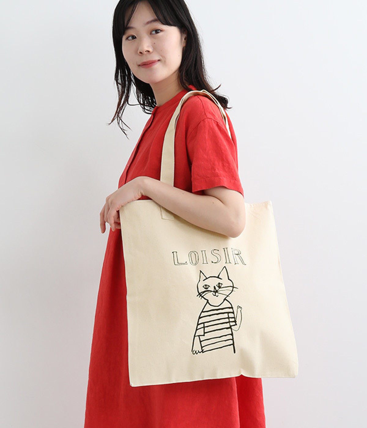 コットントートバッグ(ロワ次郎-ONESIZE)