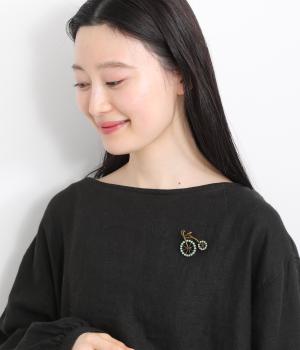 自転車ブローチ(ミントグリーン-F)