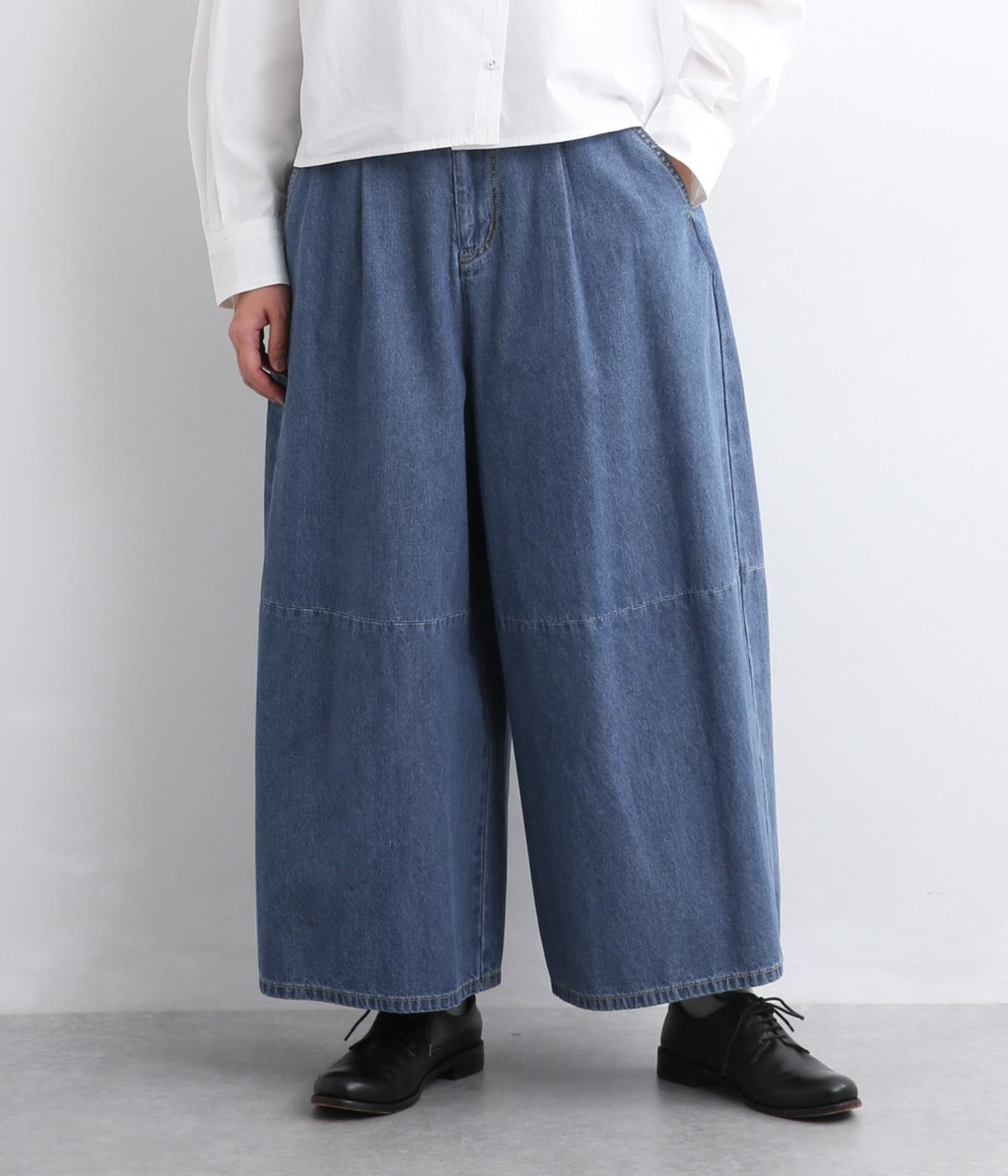 コットンリネンデニムボトルシルエットパンツ｜LOISIR（ロワズィール