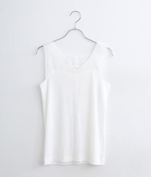 テンセルコットン天竺×ラミー2wayキャミインナー