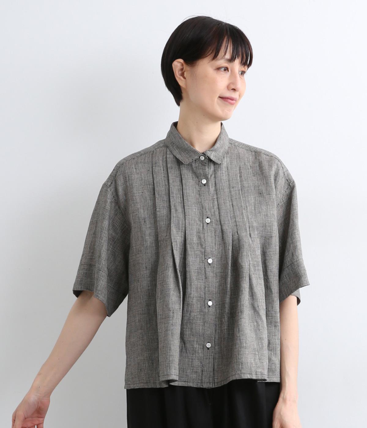 リネンフロントタックシャツブラウス｜LOISIR（ロワズィール）の商品詳細