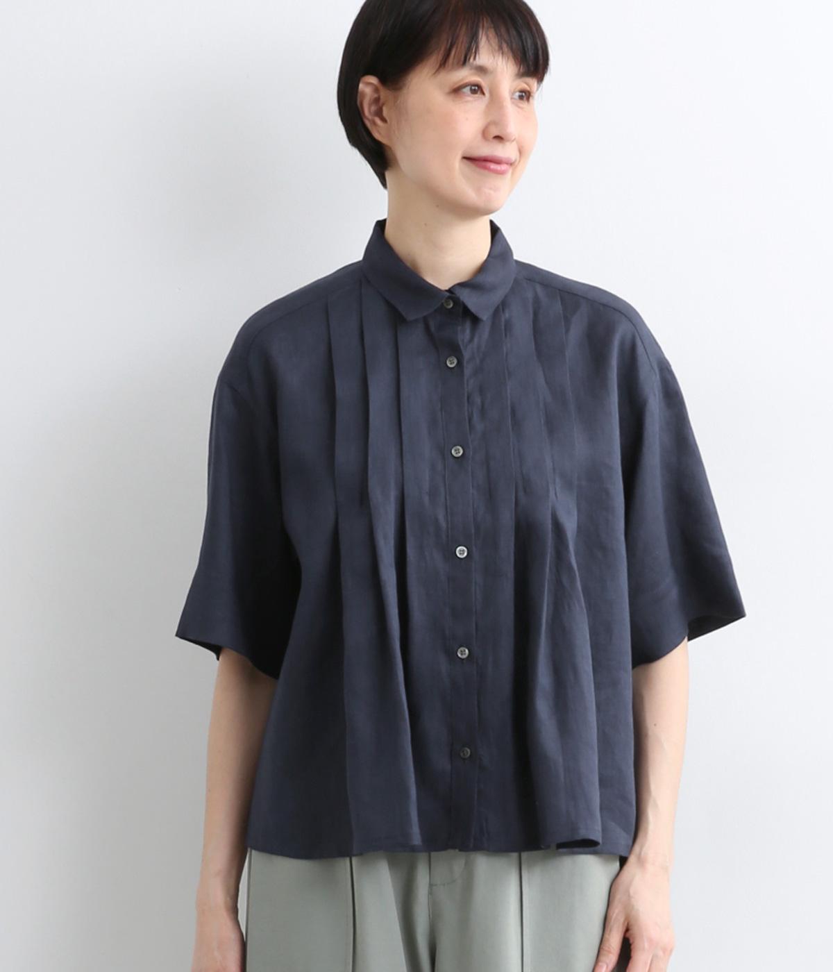 25SS❣️定価26400円 LOISIR レーヨンリネンスタンドカラーブラウス リネンフロントタックシャツブラウス｜LOISIR（ロワズィール）の商品詳細