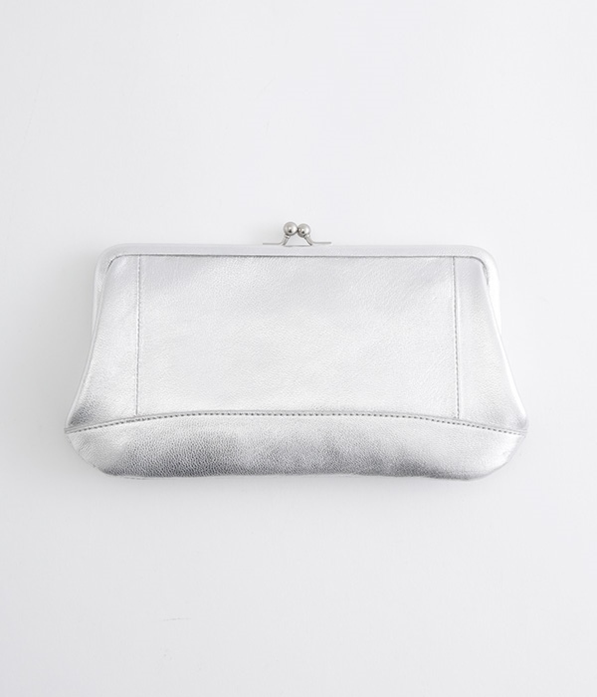 エアリーゴートがま口長財布(ライトシルバー-ONESIZE)