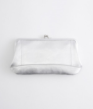 エアリーゴートがま口長財布(ライトシルバー-ONESIZE)