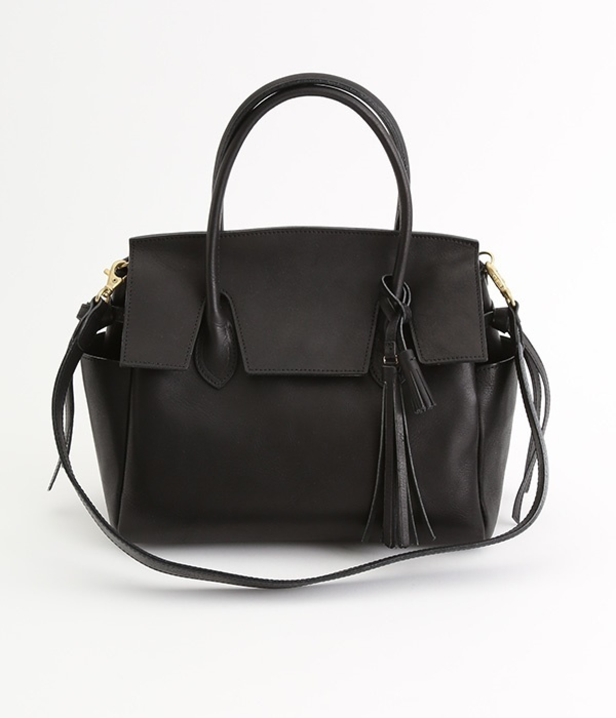 姫路オイルレザー　2wayバーキン S(ブラック-ONESIZE)