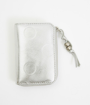 ドット型押スマートキーケース(シルバー-ONESIZE)