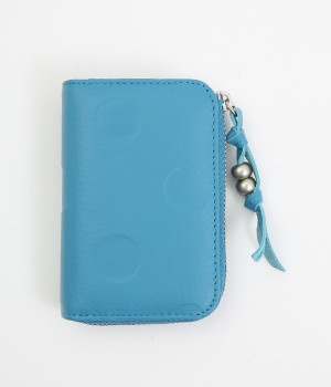 ドット型押スマートキーケース(ブルー-ONESIZE)