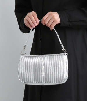 シーププリーツ　ゴート　パール　2WAYショルダー(シルバー-ONESIZE)