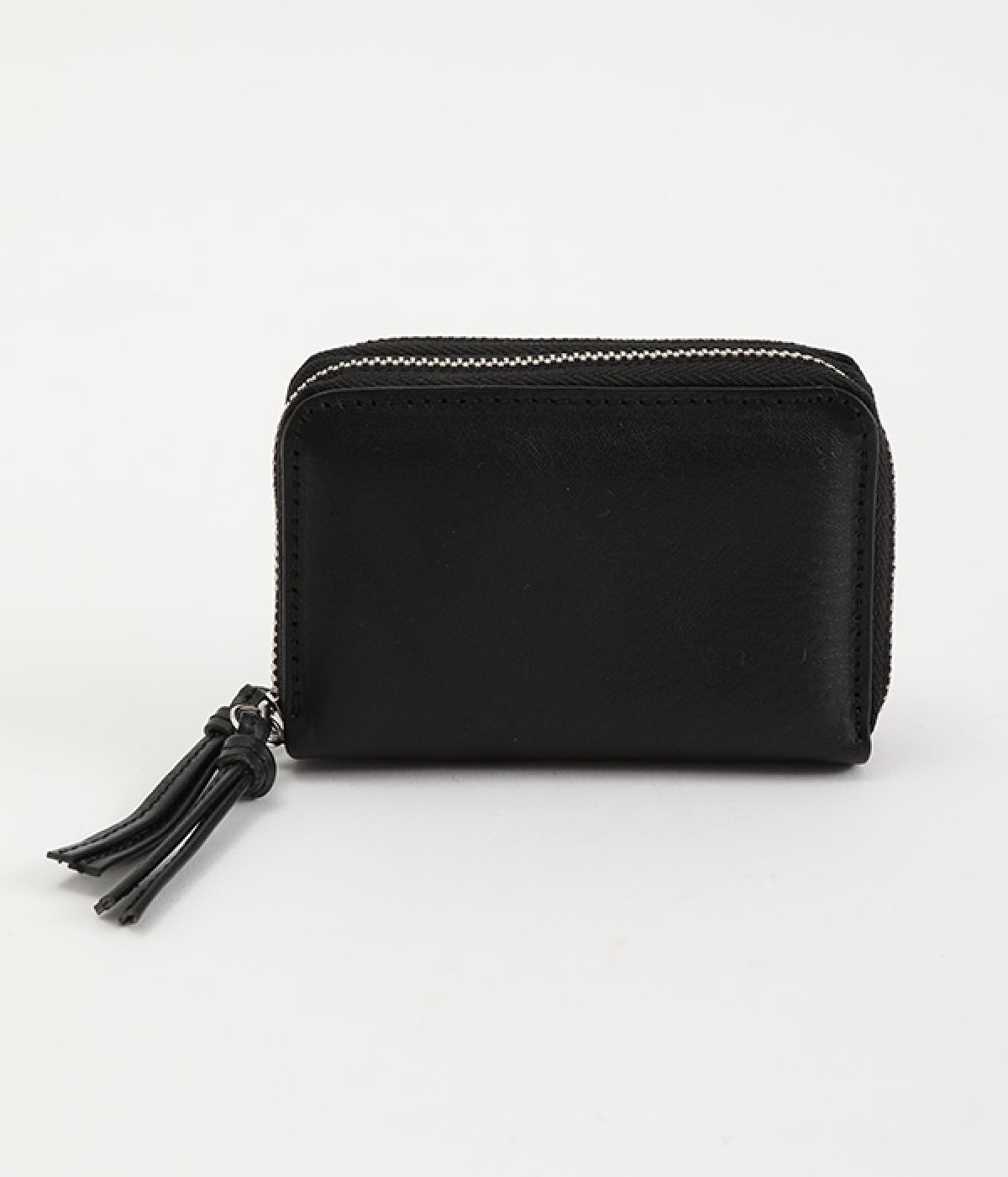 イタリアンレザー 2層ジャバラカード＆キーケース(ブラック-ONESIZE)