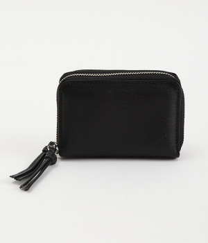 イタリアンレザー 2層ジャバラカード＆キーケース(ブラック-ONESIZE)